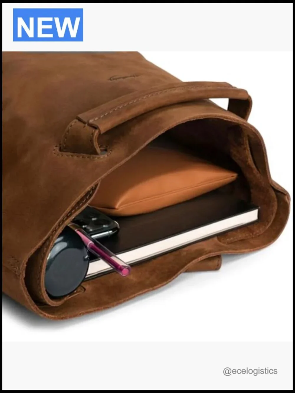 Convertible Backpack to Shoulder Bag, Spacious Crossbody, Full Grain Leather